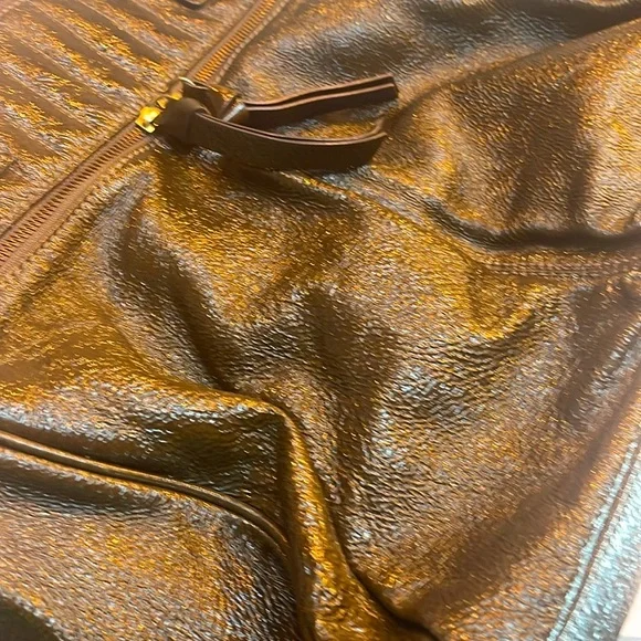 J Crew Dark Brown Patent Leather Tote - Picture 11 of 16